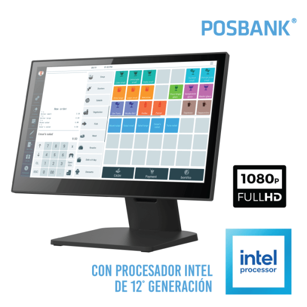 POS Touch Posbank Apexa CORE AN-1560G (Intel N97 12°GEN, 8GB RAM, FullHD)